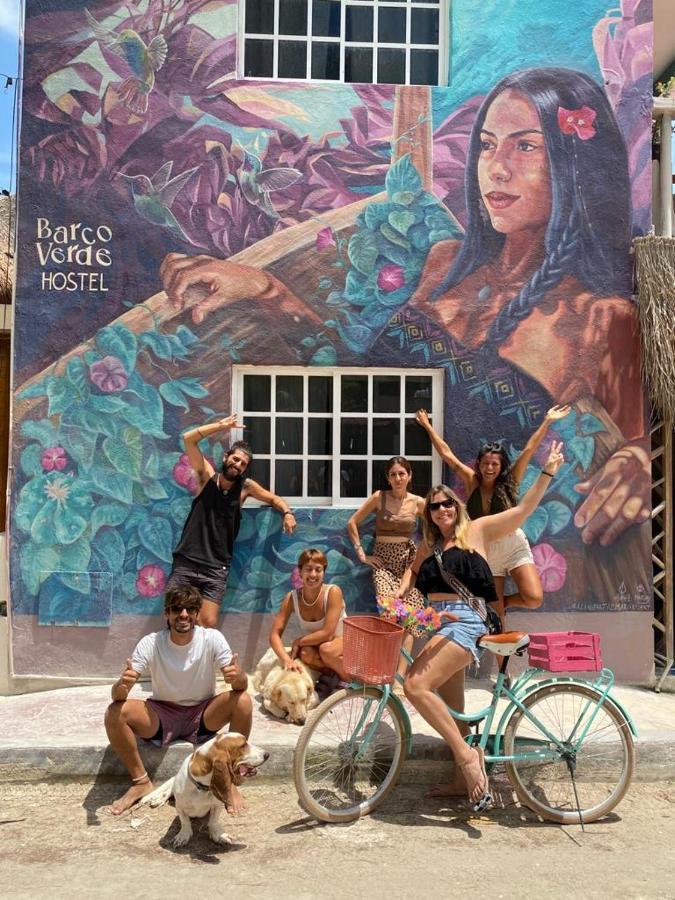 Barco Verde Hostel Isla Holbox Ngoại thất bức ảnh